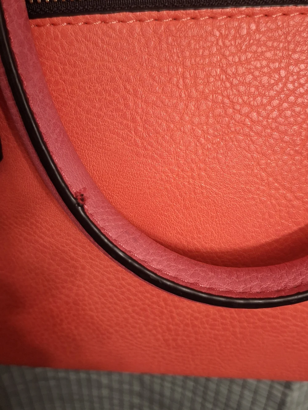 Gianni Bini Hot Pink Structured Satchel with Gold Charm